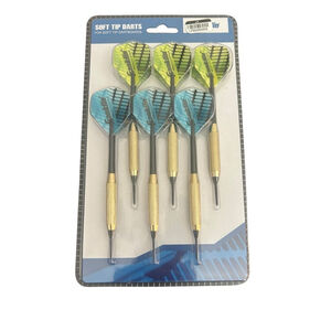 Franklin Sports Soft Tip Darts 6 Pack 18G Steel Barrel